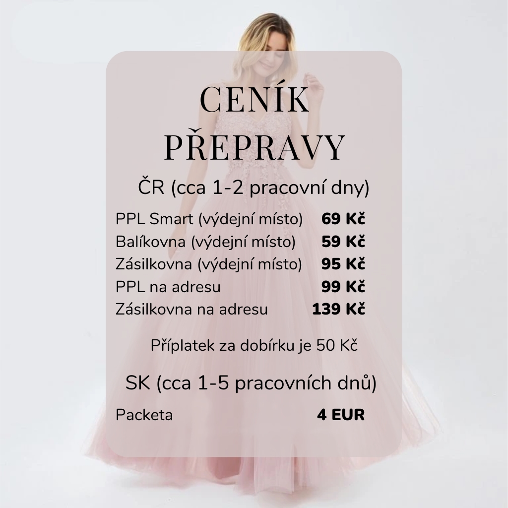 ceník přepravy